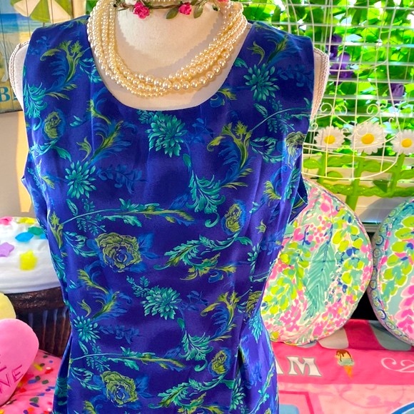 Betsey’s Things blue dress - Picture 2 of 7